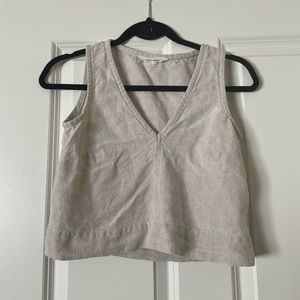 Elizabeth Suzann Polly Crop Midweight Linen